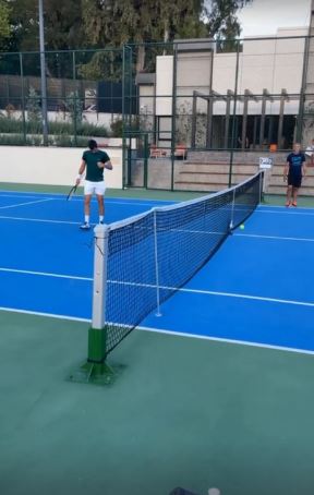 Novak Đoković trenira sa Marko Jarić