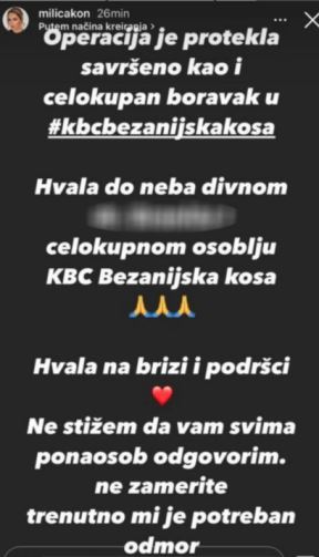Milica Kon operisala rak dojke