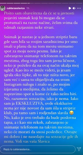 Slavica Ćukteraš igra oko šipke