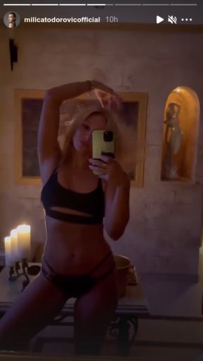 Milica Todorović bez šminke