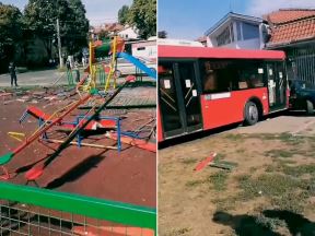 Park, autobus