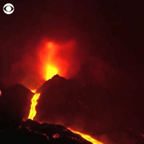 La Palma, Vulkan, Erupcija, Lava, reka lave (1)