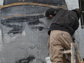 Ponovo uništen mural Ratku Mladiću