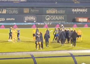 Tuča na meču Dinamo Hajduk