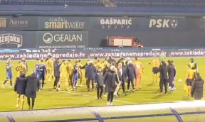 Tuča na meču Dinamo Hajduk