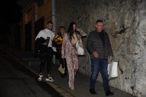 Bojana Rodić i Mirko Šijan na slavi kod Ražnatovića