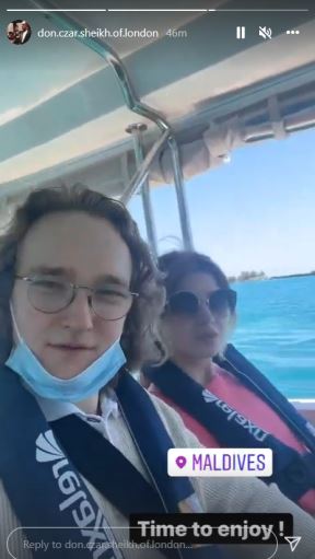 Zet Željka Mitrovića na Maldivima