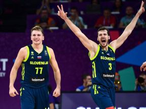 Goran Dragić Luka Dončić Slovenija