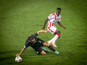 Gol Aleksandra Pešića na Crvena zvezda Makabi Haifa