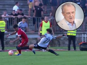 Partizan Jović faul Zdravko Jokić