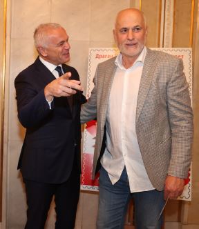 Miodrag Grof Božović i Zvezdan Terzić na rođendanu Crvene zvezde
