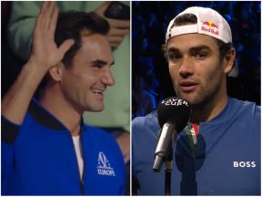 Rodžer Federer i Mateo Beretini