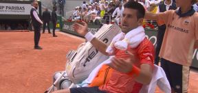 Novak Djokovic i sudija Rolan Garos