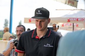 Nikola Jokić na hipodromu u Njujorku
