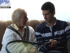 Novak Đoković i Jelena Genčić razgovaraju u njenom domu