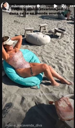 Milena Kačavenda pokazala atribute u kupaćem