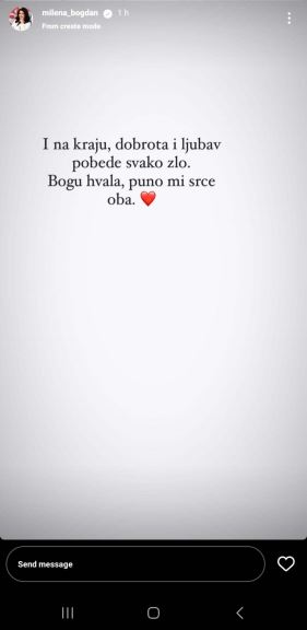 Milena Popović o izgorelom stanu u Beogradueogradu