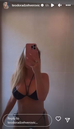 Teodora Džehverović u najmanjem bikiniju