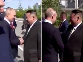 Putin i Kim Džong Un