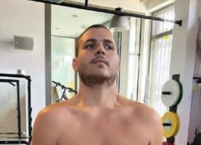 Viktor Živojinović u teretani
