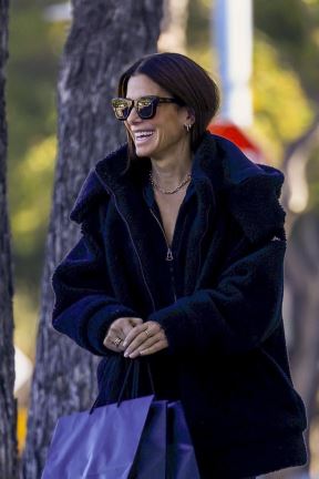 Sandra Bulok uslikana nakon smrti partnera