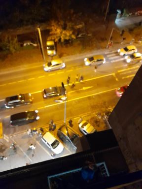 Žena oborena na Bulevaru Despota Stefana