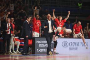 Željko Obradović i Aleksa Avramović rasprava na meču protiv Crvene zvezde