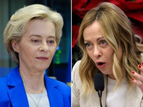 Ursula von der Leyen ,Giorgia Meloni