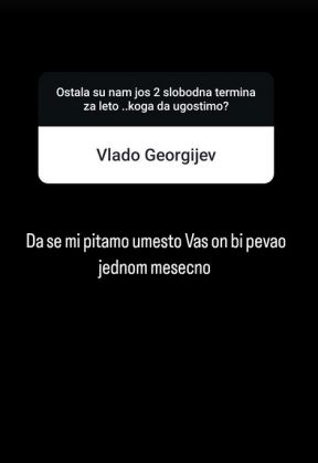 Gazde klubova o pevačima i pevačicama