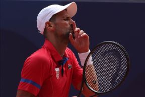 Đoković – Alkaraz finale Olimpijskih igara 2024 (2).jpg