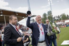 Sven Goran Erikson u Švedskoj na utakmici