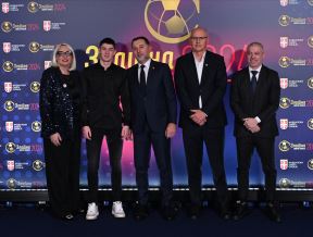 Branko Radujko na dodeli Zlatne lopte FSS