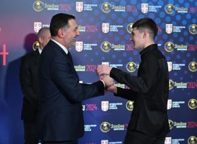 Branko Radujko na dodeli Zlatne lopte FSS