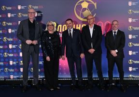 Branko Radujko na dodeli Zlatne lopte FSS
