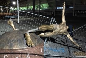 Zlatan Ibrahimović statua