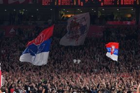 Crvena zvezda - Žalgiris navijači