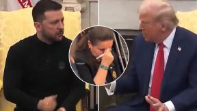 Donald Tramp Volodimir Zelenski Oksana Markarova