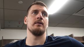 Nikola Jokić se izbečio zbog pitanja o povredi.