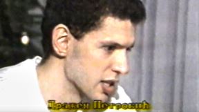 Dražen Petrović daje intervju