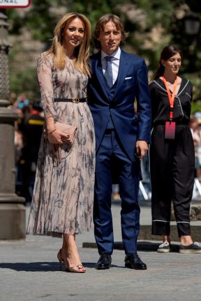 Luka Modrić sa suprugom Vanjom