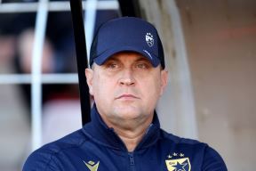 Vladan Milojević trener fudbalera Crvene zvezde, na prvenstvenoj utakmici protiv Radničkog iz Niša