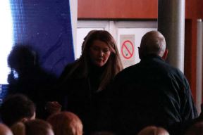 Viki Miljković na komemoraciji brata Vladice1.jpg