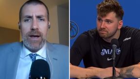 Tim Mekmahon i Luka Dončić se svađaju