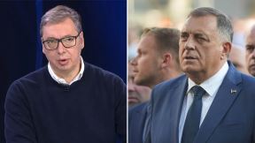 Aleksandar Vučić i Milorad Dodik