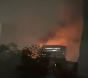 Požar na Novom Beogradu