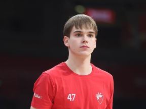 Košarkaš Crvene zvezde Andrej Kostić