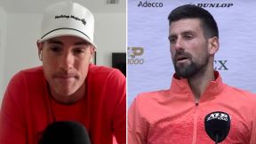 Džon Izner i Novak Đoković