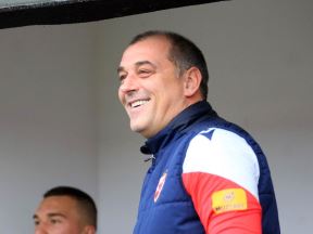 Trener omladinaca Crvene zvezde Nenad Milijaš.