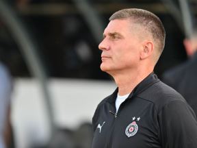 Trener Partizana Srđan Blagojević.