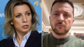Marija Zaharova, Volodimir Zelenski